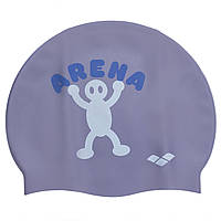 Шапочка для плавания детская ARENA KUN JUNIOR CAP AR-91552-90 цвет серый