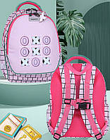 Рюкзак шкільний для дівчинки 1 2 3 клас, дитячий ортопедичний портфель в школу, пудра (світло-рожевий)