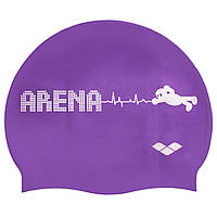 Шапочка для плавания детская ARENA KUN JUNIOR CAP AR-91552-90 цвет фиолетовый