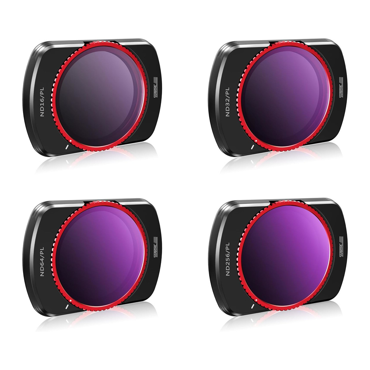 Фільтри ND/PL для DJI Pocket 3 набір ND16/32/64/256 PL STARTRC 1132021