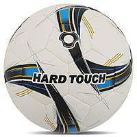 М'яч для футзала HARD TOUCH FB-5042 колір білий-червоний Білий-синій