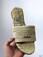 Шльопки Christian Dior золото