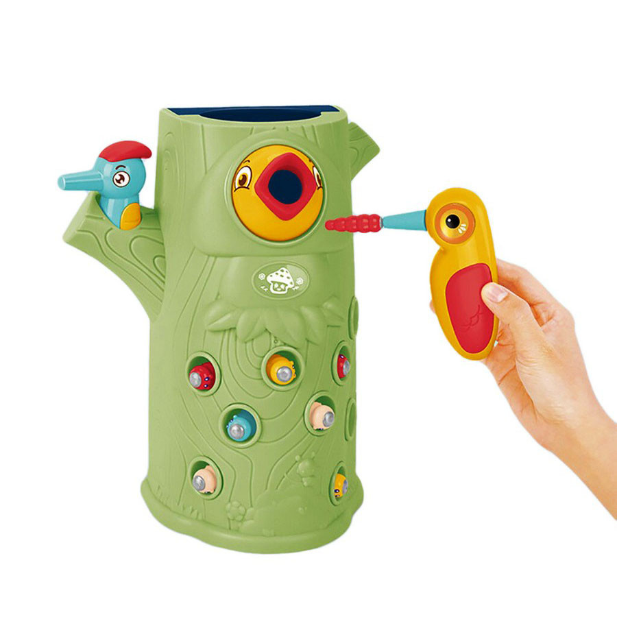 Гра магнітна  Limo Toy Нагодуй пташеня Дятел зі світловими і звуковими ефектами 0016
