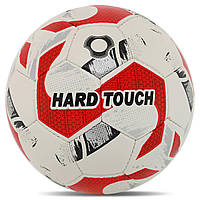 Мяч для футзала PU HYDRO TECHNOLOGY HARD TOUCH FB-5038 цвет белый-красный