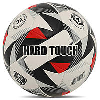 М'яч для футзала PU HYDRO TECHNOLOGY HARD TOUCH FB-5039 колір білий-фіолетовий Білий-чорний
