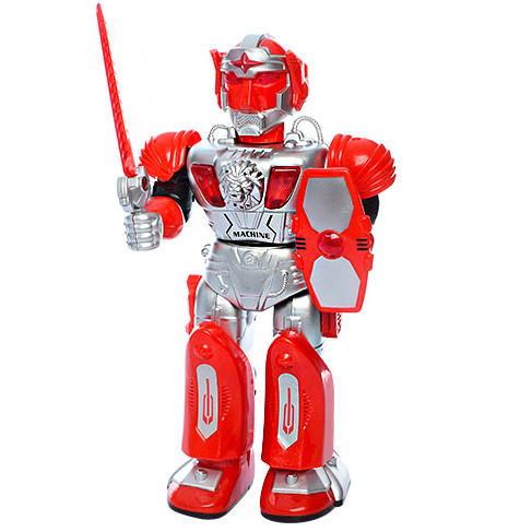 Іграшка Робот Steel Warriors, робот інтерактивний, оберт на 360°, вміє ходити, світло, звук (SX2716)