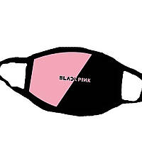 Маска защитная на лицо k-pop BLACK PINK принтом 12*17 см (ms0130s)