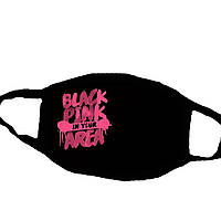 Маска защитная на лицо k-pop BLACK PINK принтом 12*17 см (ms0131s)