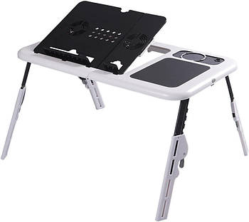 Багатофункціональний столик для ноутбука з охолодженням E-Table LD09 Складаний столик для ноутбука