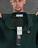 Футболка Поло Stone Island green mini logo ВТ6843 ТМ, фото 8