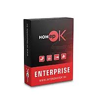 ПО для распознавания автономеров HOMEPOK Enterprise 4 канала с модулем контроля правил дорожного движения и