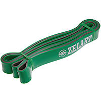 Резина петля для подтягиваний и тренировок лента силовая двухслойная Zelart FI-0911-6 цвет зеленый