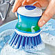 Щітка для миття посуду з дозатором для рідкого мила, фото 2