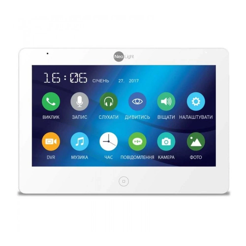 Відеодомофон 10" NeoLight MEZZO HD з детектором руху і записом відео, фото 1