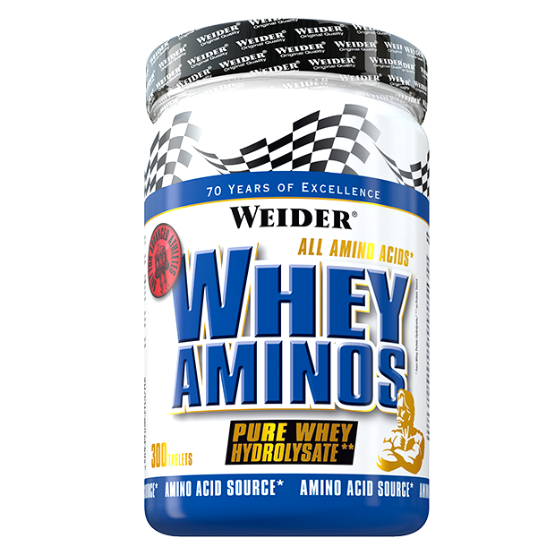 Комплекс амінокислот Weider Whey Aminos 300 таблеток (50 порцій)