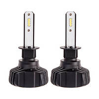 LED авто лампы PULSO S1 PLUS/H1/LED-chips CSP/9-32v2*20w/4500Lm/6500K