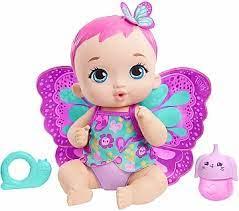 Пупс My garden baby Feed and change Рожеві крильця (GYP10)