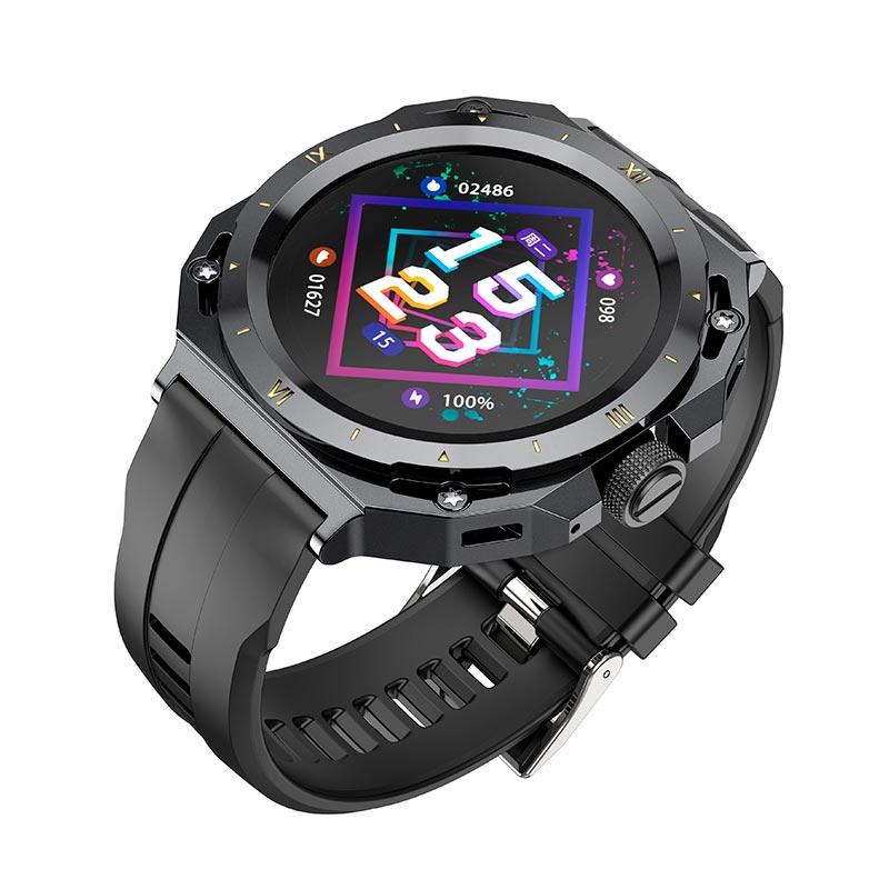 Смарт годинник HOCO Y14 1.32-дюймовий Smart sports watch Black
