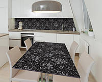 Наклейка 3Д виниловая на стол Zatarga «Чёрный император» 600х1200 мм для домов, квартир, стол FE, код: 6443257