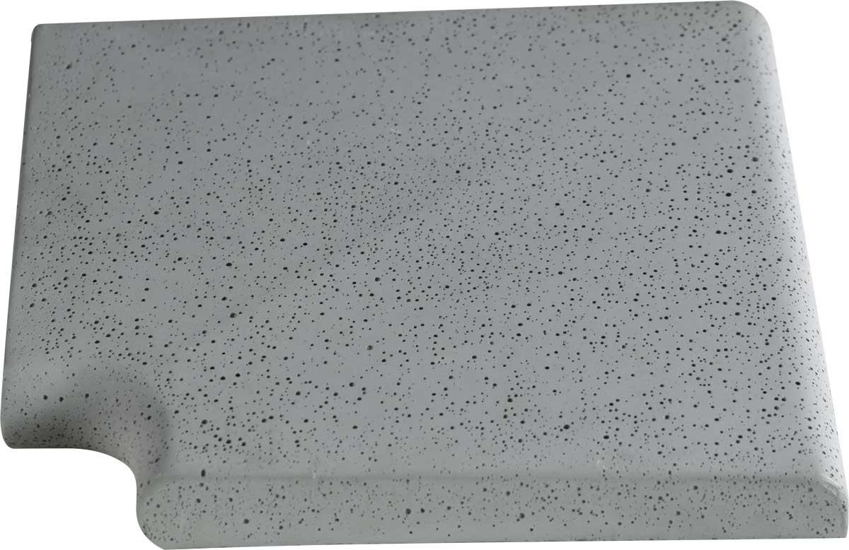 Кутовий копінговий камінь Aquazone Tuff 250x300x50-25 мм, сірий (пористий) - фото 1 - id-p2104443819