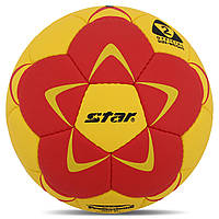 М'яч для гандбола STAR NEW PROFESSIONAL GOLD HB422 колір жовтий-червоний