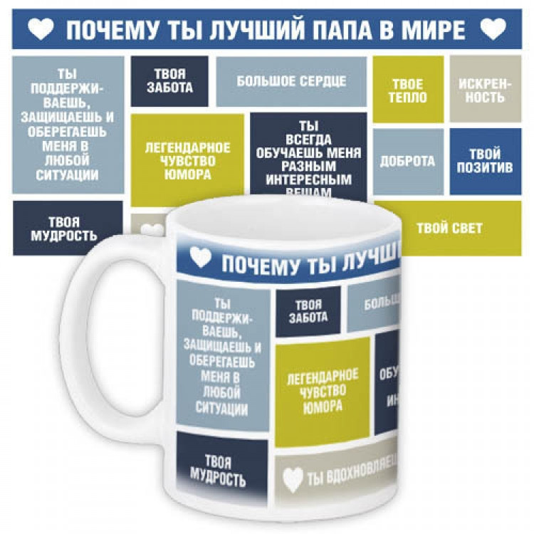 Чашка чому ти найкращий тато у світі, фото 1