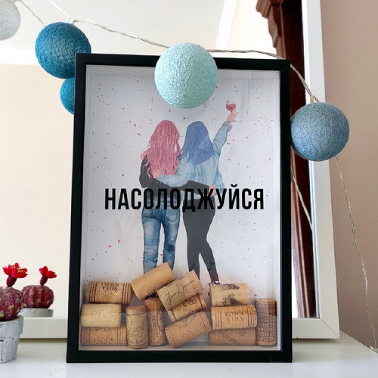 Скарбничка для винних корків Подругі, фото 1