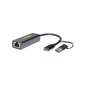 Мережевий адаптер D-Link DUB-2315 USB Type-C to Gigabit Ethernet Black