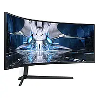 Монитор ЖК 49" Samsung LS49AG950NIXCI игровой/изогнутый Черно-белый