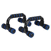 Упоры для отжиманий CIMA FI-7427 PUSH-UP BAR 21x14x12см черный-синий