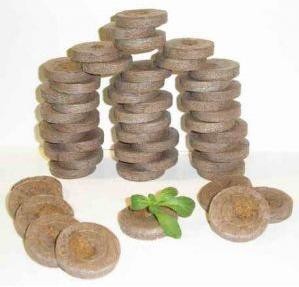 Торф'яна пігулка Jiffy-7 (Джиффі) для розсади, Ø24мм, фото 1