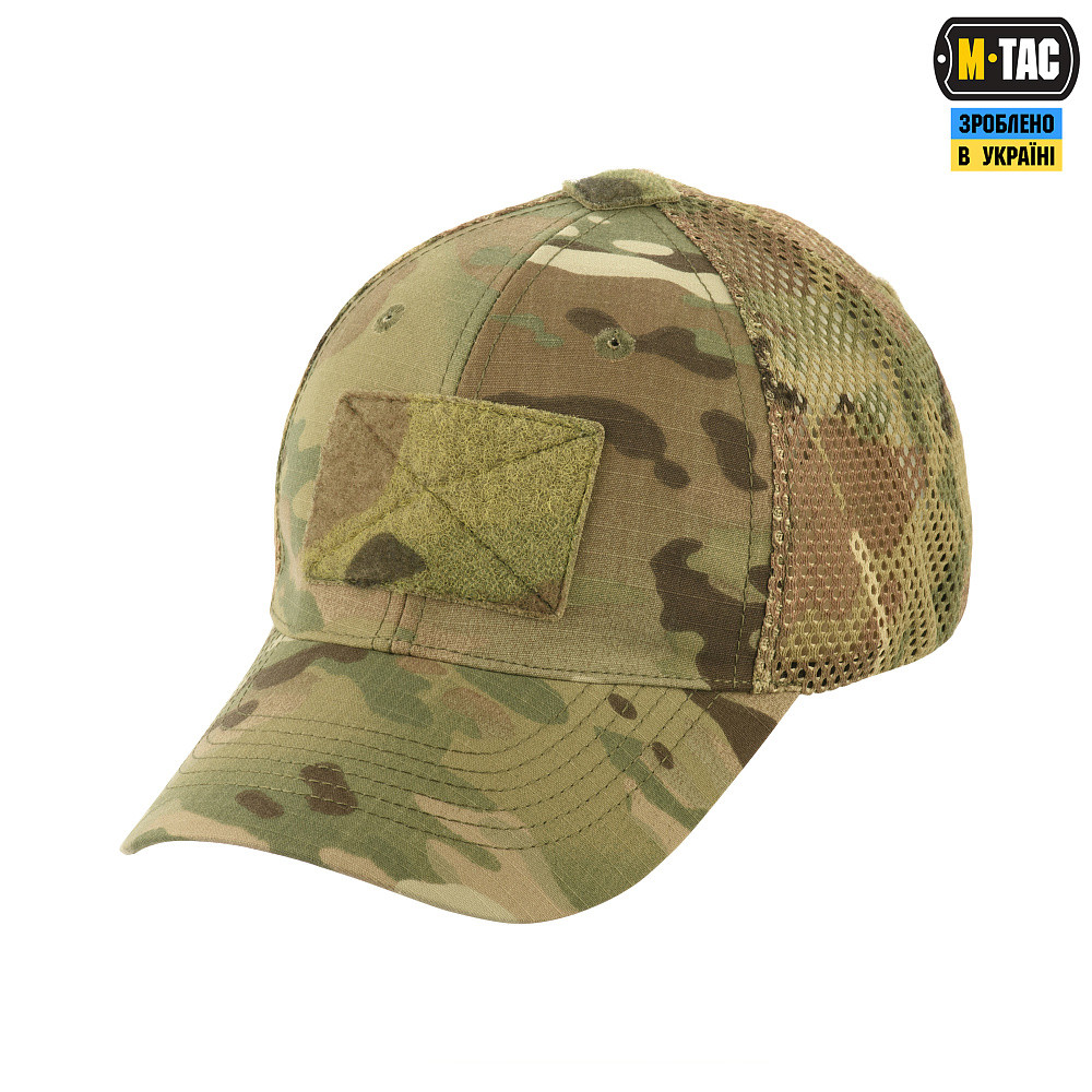 Бейсболка тактична M-Tac з сіткою Азов NYCO Multicam