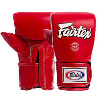 Снарядные перчатки кожаные FAIRTEX TGT7 размер M цвет красный