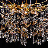 Сучасна кришталева підвісна люстра 1607-450GD, фото 2