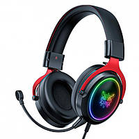 Наушники ONIKUMA Gaming with LED X10 black/red