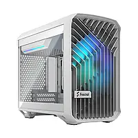 Корпус для компьютера Minitower Fractal Design Torrent Nano White RGB TG Clear Tint без блока питания