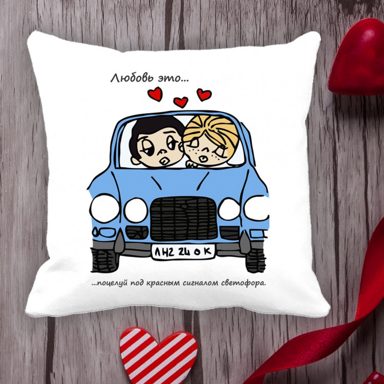 Подушка Любовь це.. 35x35 см, фото 1