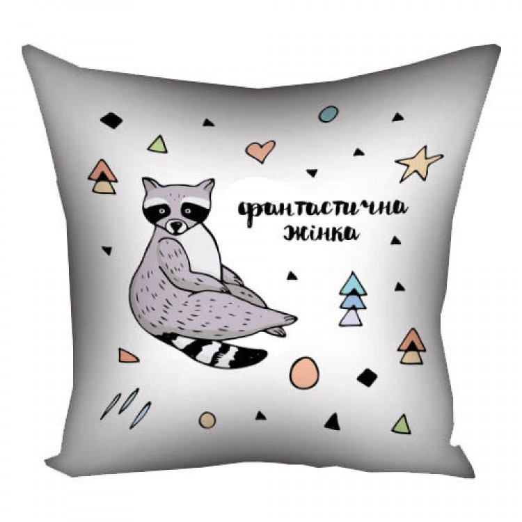 Подушка Фантастична жінка 35х35см, фото 1