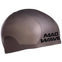 Шапочка для плавания MadWave R-CAP FINA Approved M053115 размер S цвет серый