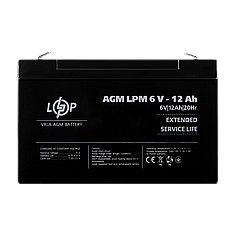 Акція. Акумулятор AGM LPM 6V - 12 Ah