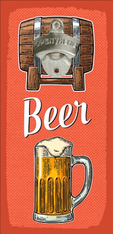 Відкривачка пляшок на стіну Beer
