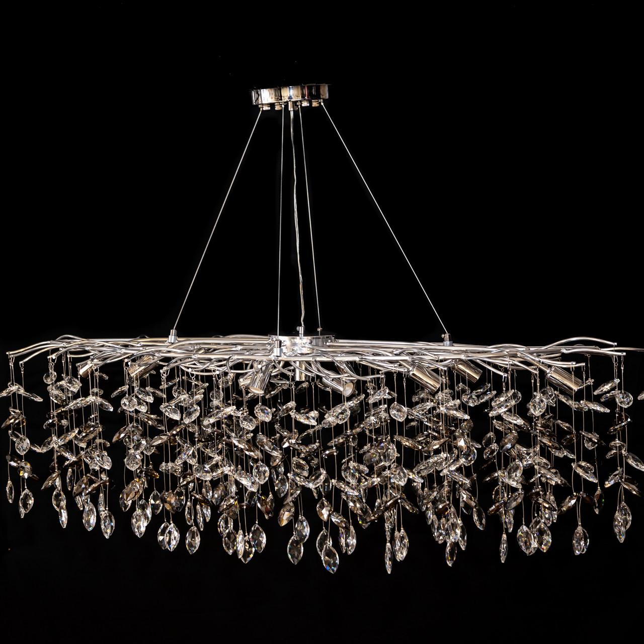 Овальна підвісна люстра 1607-L1200HR, фото 1