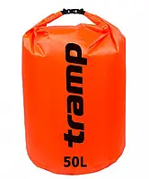 Гермомешок для рыбалки охоты Tramp PVC 50л TRA-068-orange