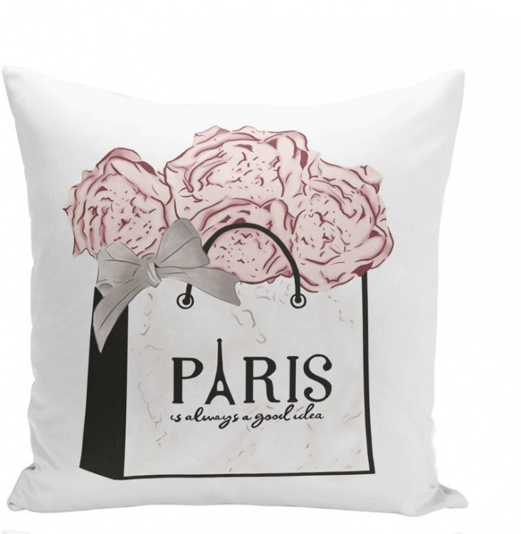 Подушка Paris is always a good idea 35х35см, фото 1