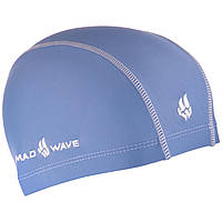 Шапочка для плавания MadWave Textile cap ERGOFIT M052701 цвет голубой