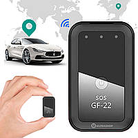 Качественный Мини GPS-трекер 2024 QZT GF-22 Pro Original ТОЧНЫЙ с HD Микрофоном GSM Прослушка Диктофон Магнит