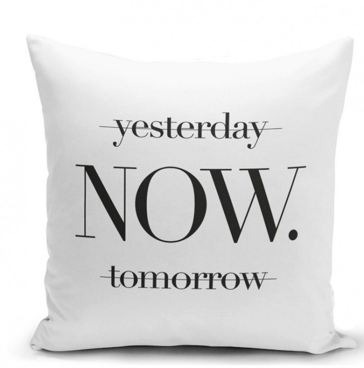 Подушка Yesterday, Now, Tomorrow 35х35см, фото 1
