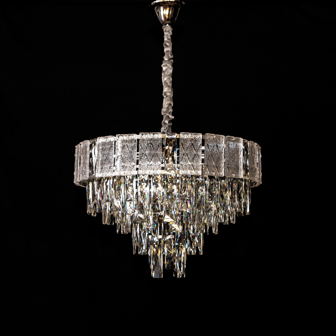 Кришталева класична підвісна люстра 341-400 HR, фото 1