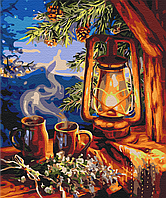 Картина за номерами на підрамнику Казковий ліхтар