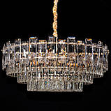 Кришталева класична підвісна люстра 341-550GD, фото 2